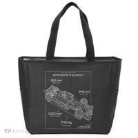Formula Racing Car Schematic Engineer Team Fan Tote Bag thumb 0