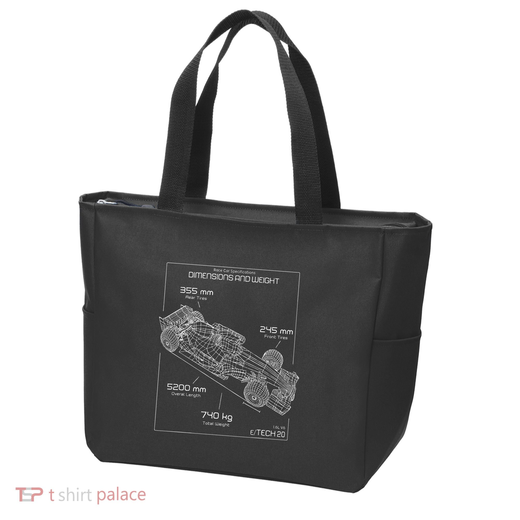 Formula Racing Car Schematic Engineer Team Fan Tote Bag