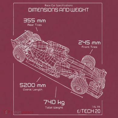Formula Racing Car Schematic Engineer Team Fan 16oz Travel Tumbler