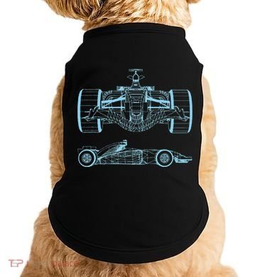 Formula Racing Car Silhouette Mechanical Engineering draw Doggie Tank