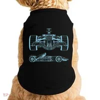 Formula Racing Car Silhouette Mechanical Engineering draw Doggie Tank thumb 0