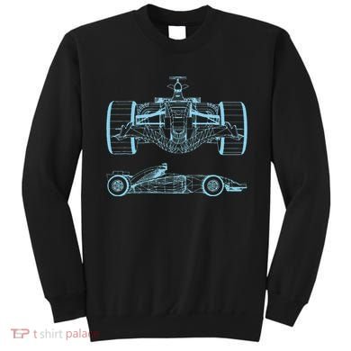 Formula Racing Car Silhouette Mechanical Engineering draw Sweatshirt
