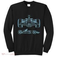 Formula Racing Car Silhouette Mechanical Engineering draw Sweatshirt thumb 0