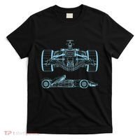 Formula Racing Car Silhouette Mechanical Engineering draw T-Shirt thumb 0