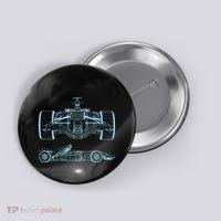 Formula Racing Car Silhouette Mechanical Engineering draw Button thumb 0