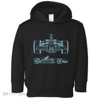 Formula Racing Car Silhouette Mechanical Engineering draw Toddler Hoodie thumb 0