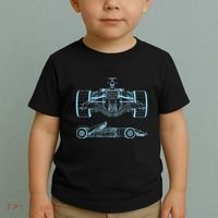 Formula Racing Car Silhouette Mechanical Engineering draw Toddler T-Shirt thumb 2