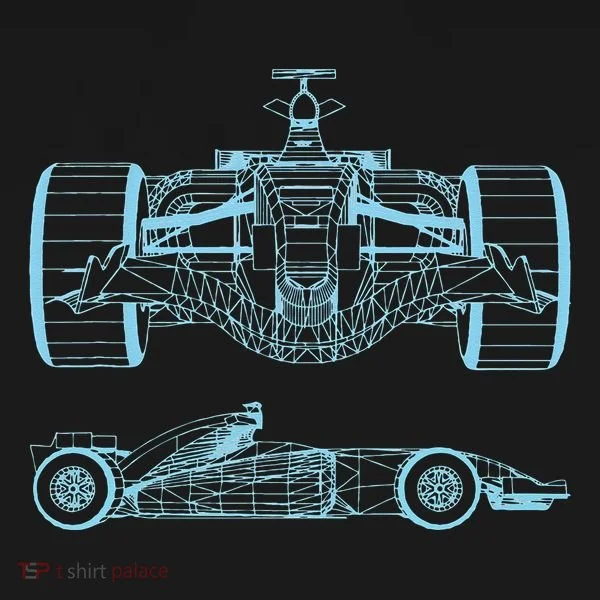 Formula Racing Car Silhouette Mechanical Engineering draw Women's Long Sleeve Shirt