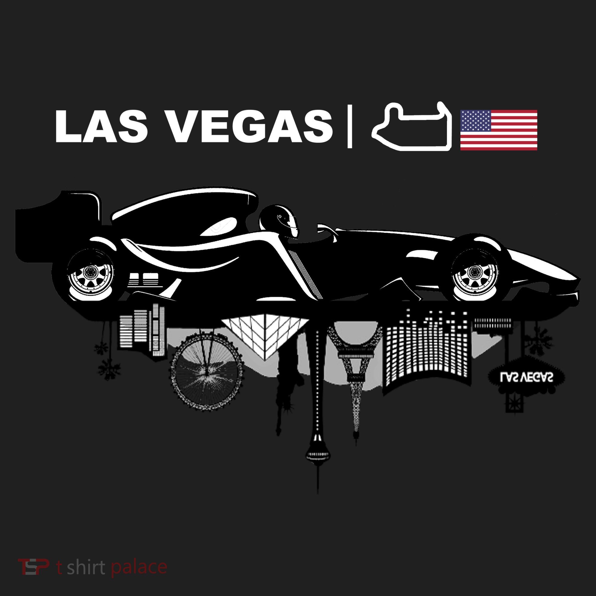 Formula Racing Car Las Vegas Circuit Usa Women's Sweatshirt