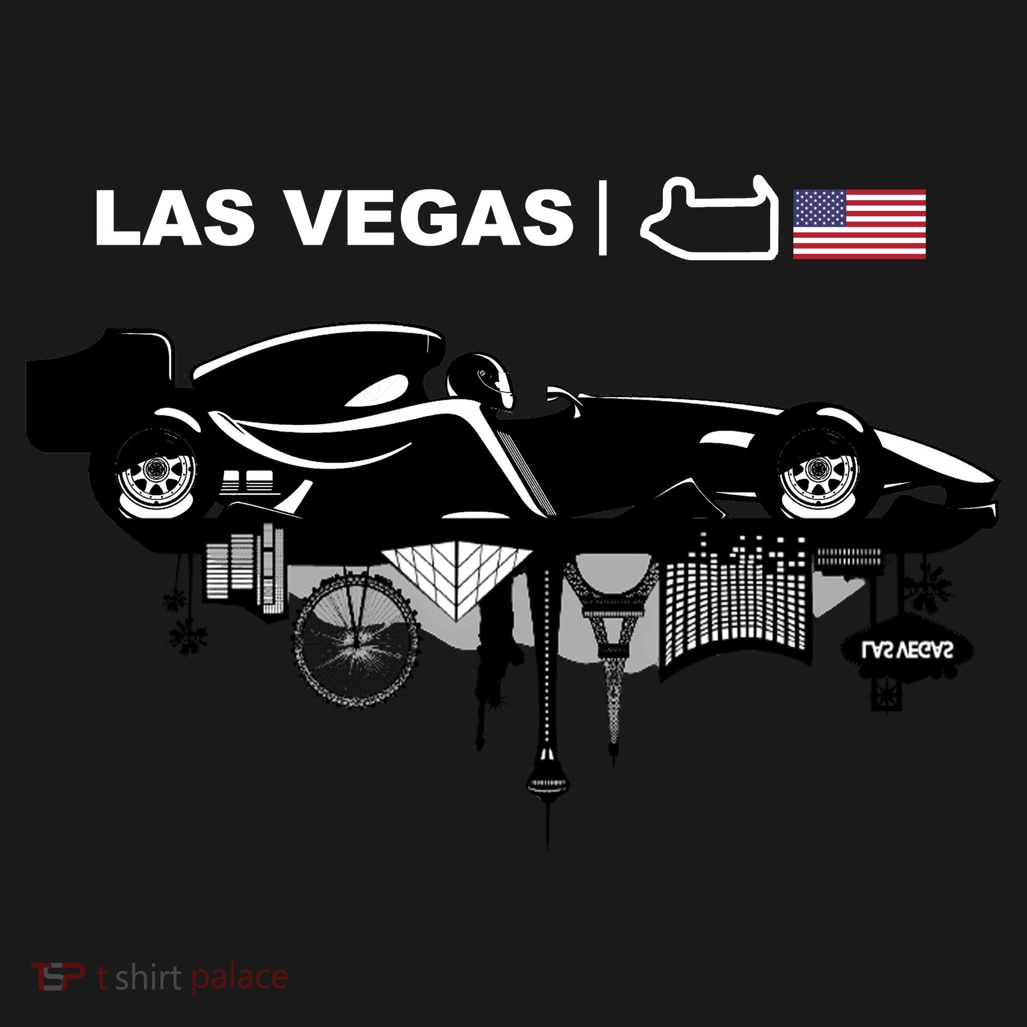 Formula Racing Car Las Vegas Circuit Usa Coaster