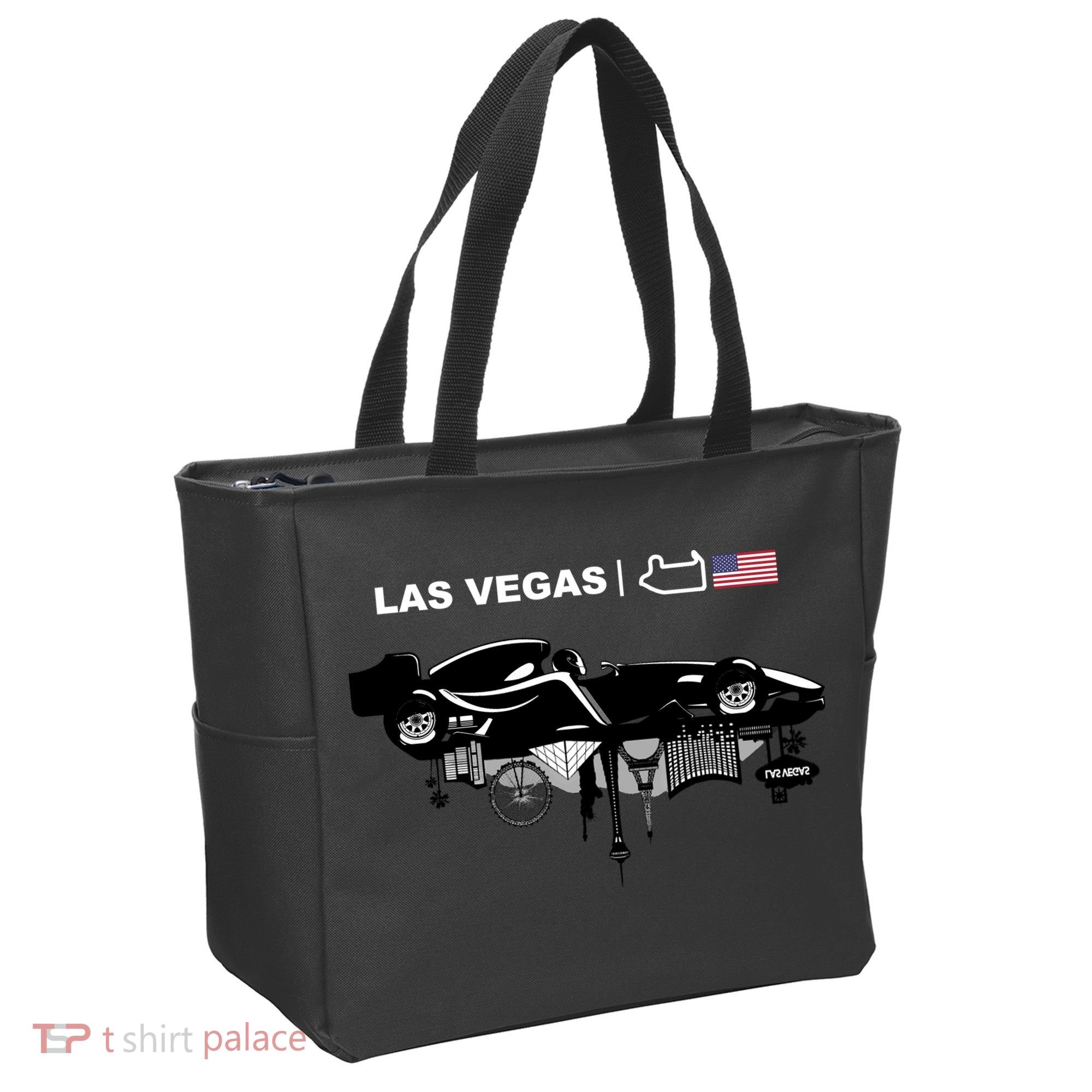 Formula Racing Car Las Vegas Circuit Usa Tote Bag