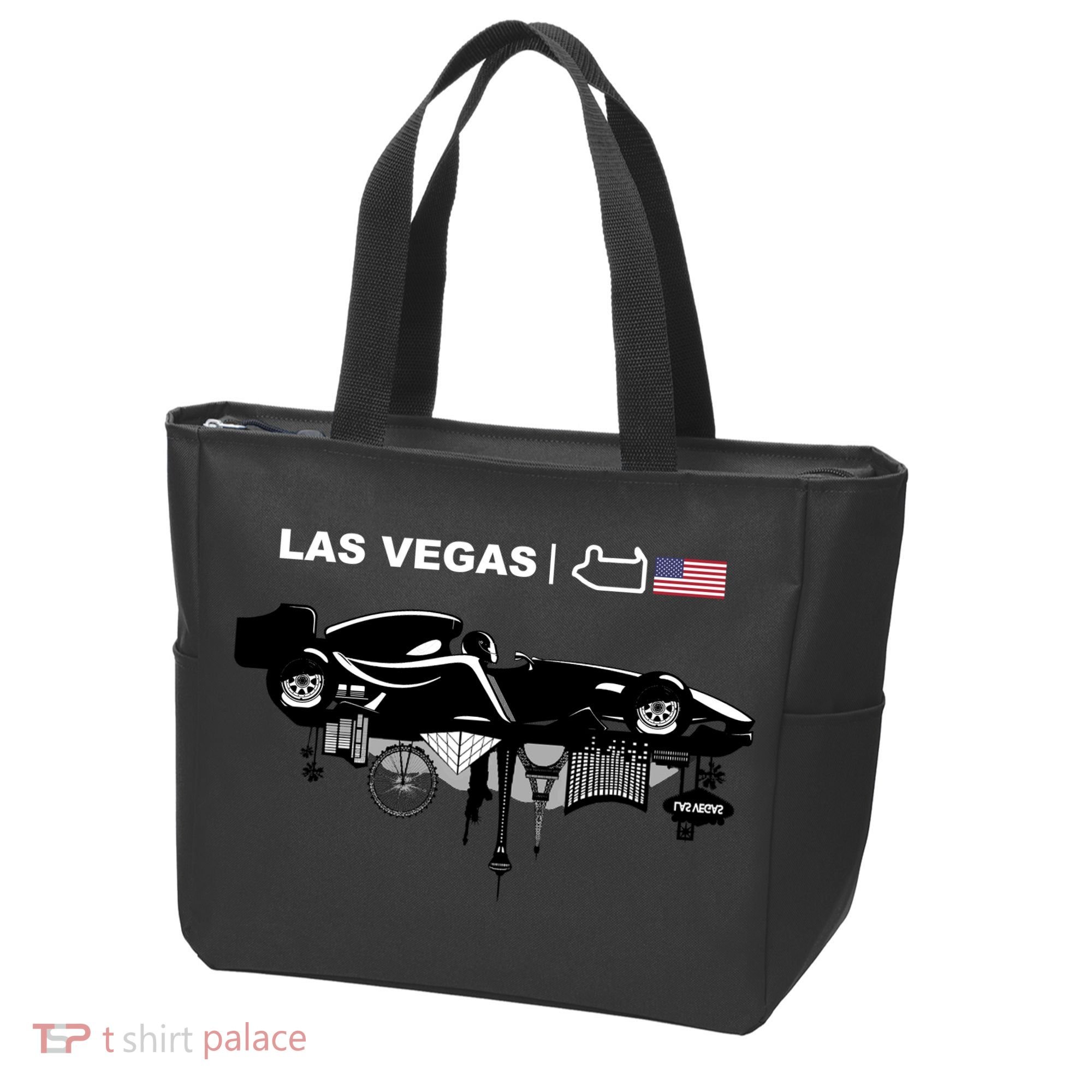 Formula Racing Car Las Vegas Circuit Usa Tote Bag