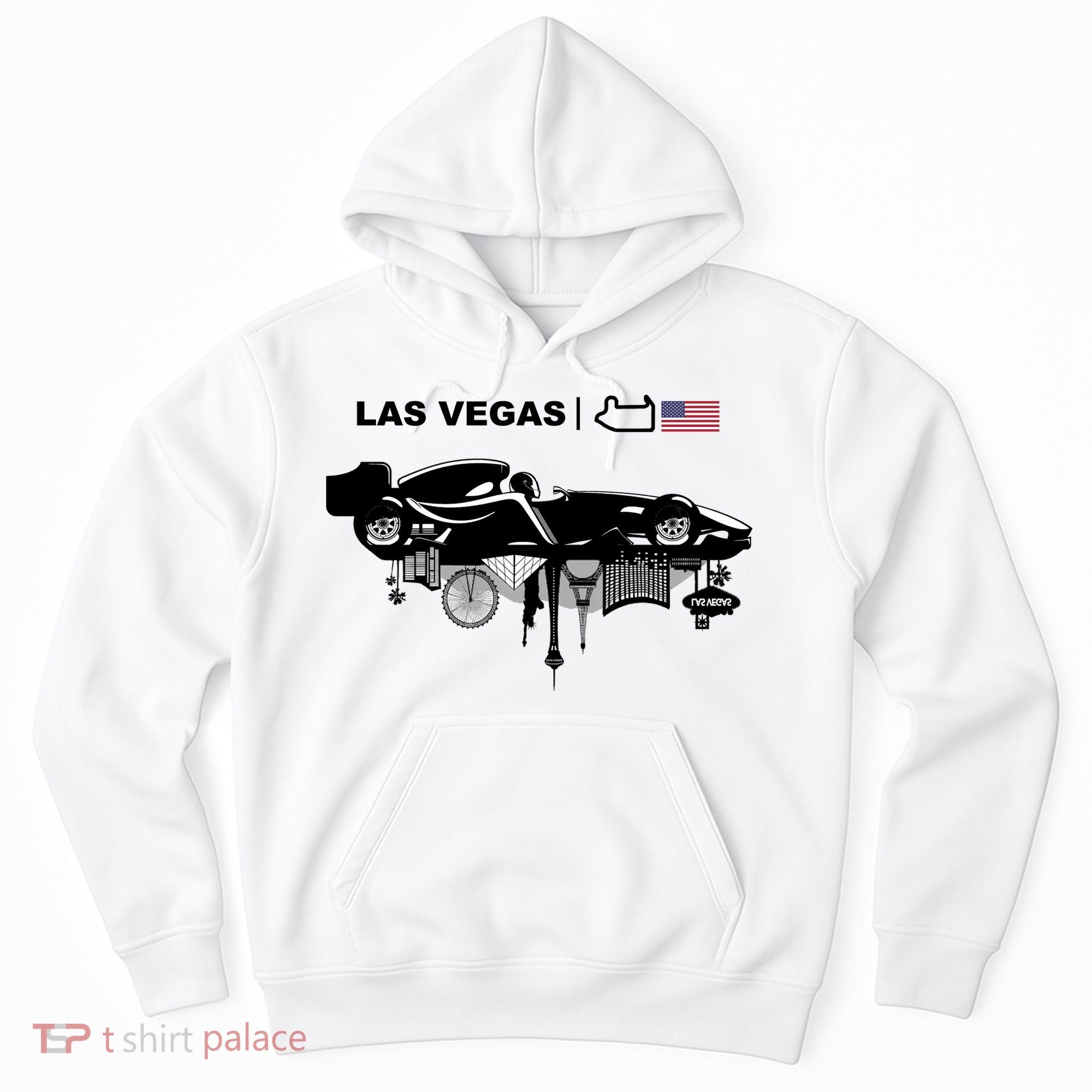Formula Racing Car Las Vegas Circuit Usa Hoodie