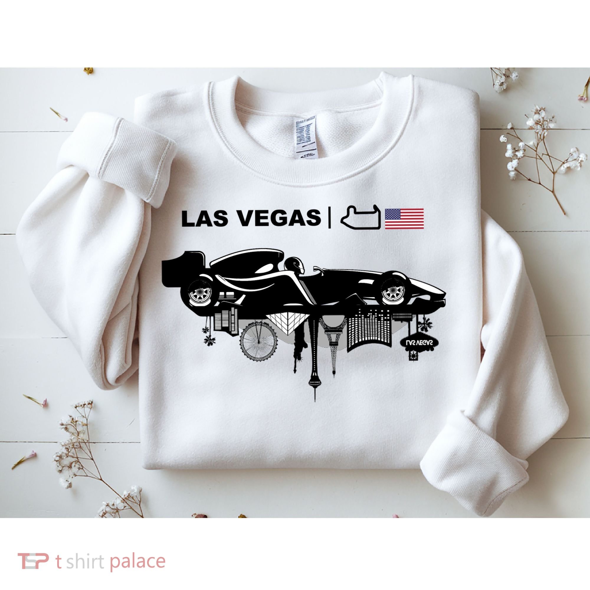 Formula Racing Car Las Vegas Circuit Usa Sweatshirt