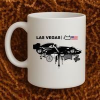 Formula Racing Car Las Vegas Circuit Usa Coffee Mug thumb 2