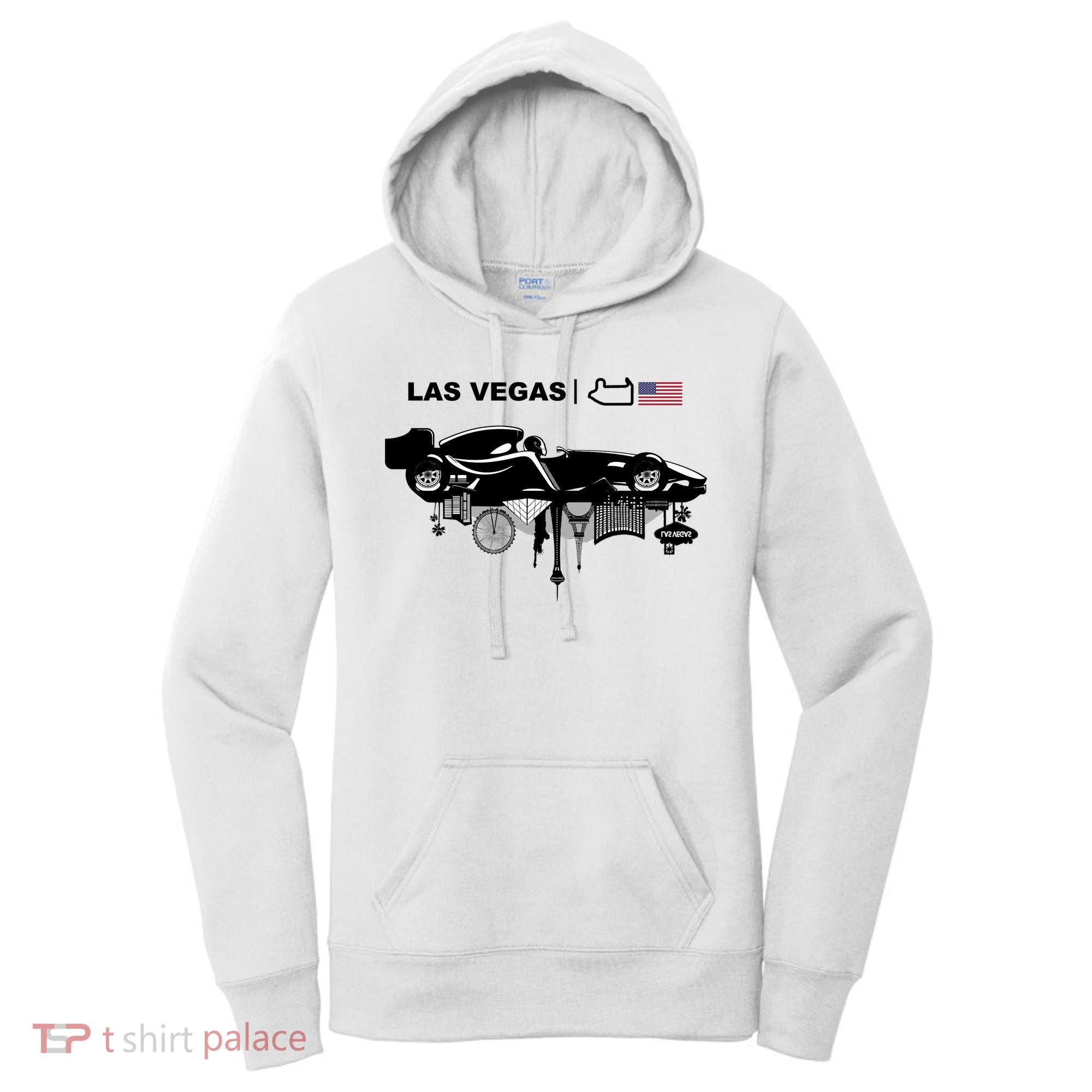 Formula Racing Car Las Vegas Circuit Usa Women's Hoodie