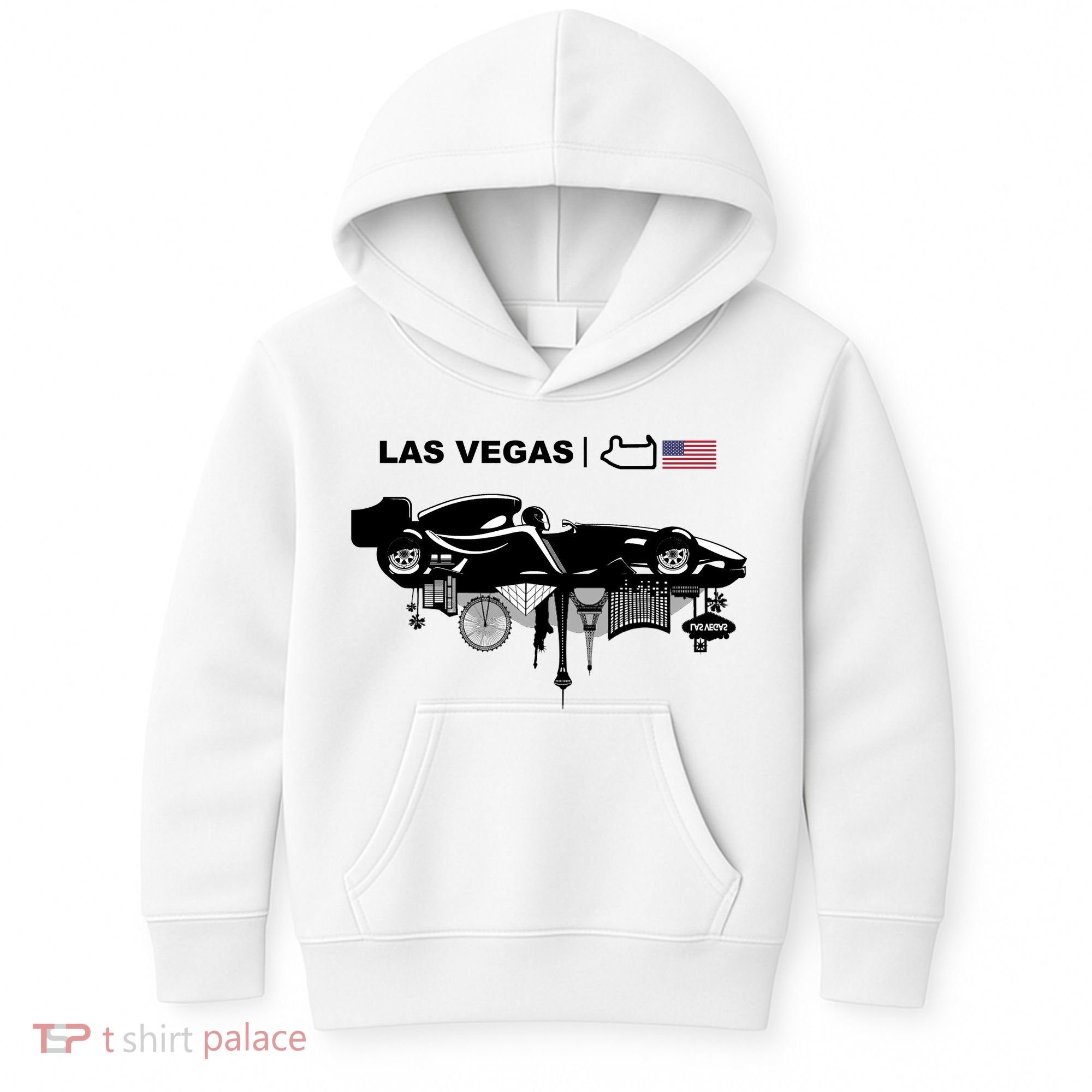 Formula Racing Car Las Vegas Circuit Usa Kids Hoodie