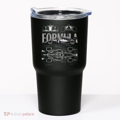 Formula Racing Car Silhouette Mechanical Engineering Design Tumbler