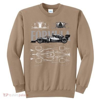 Formula Racing Car Silhouette Mechanical Engineering Design Sweatshirt