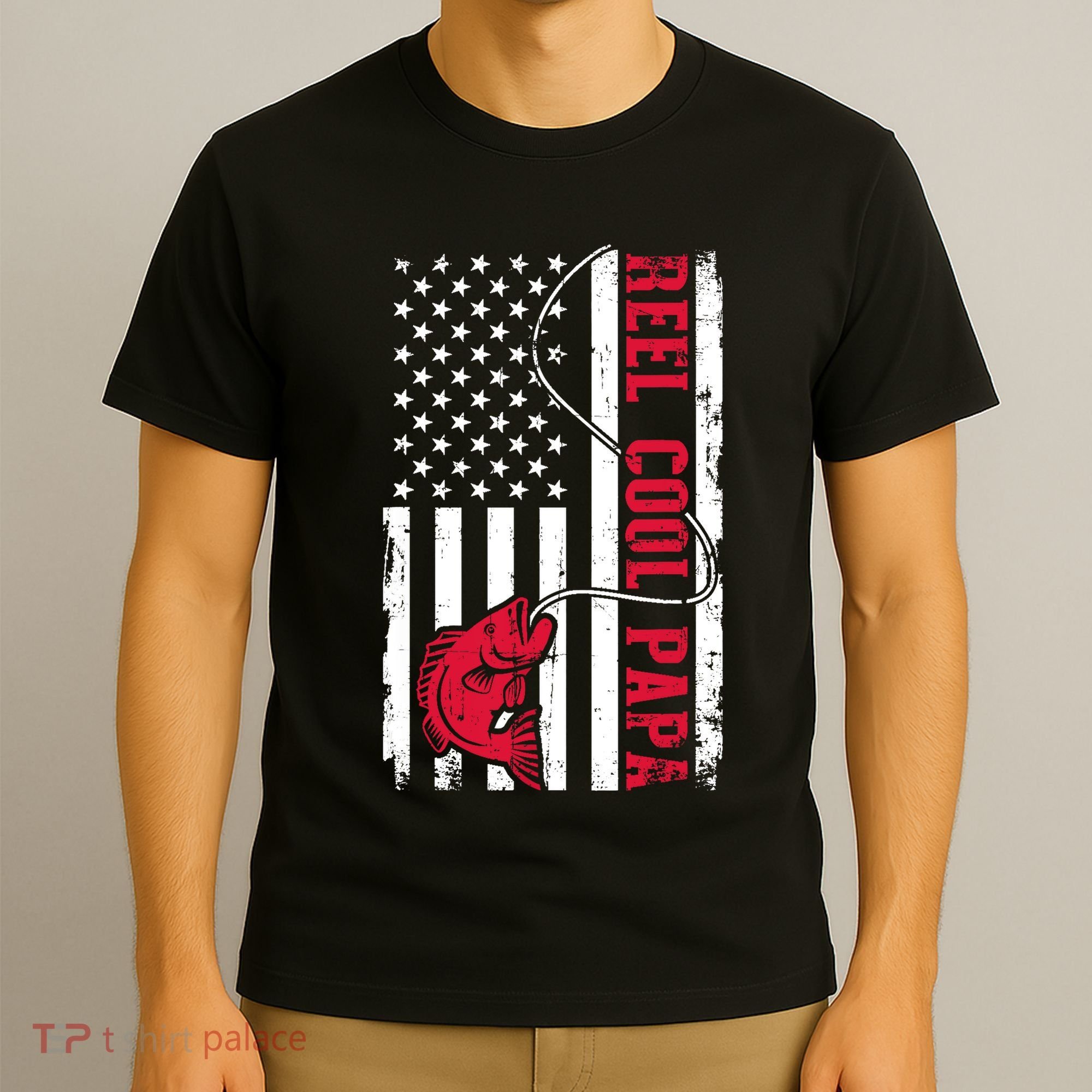 Fishing reel cool papa T-Shirt