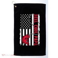 Fishing reel cool papa Golf Towel thumb 0