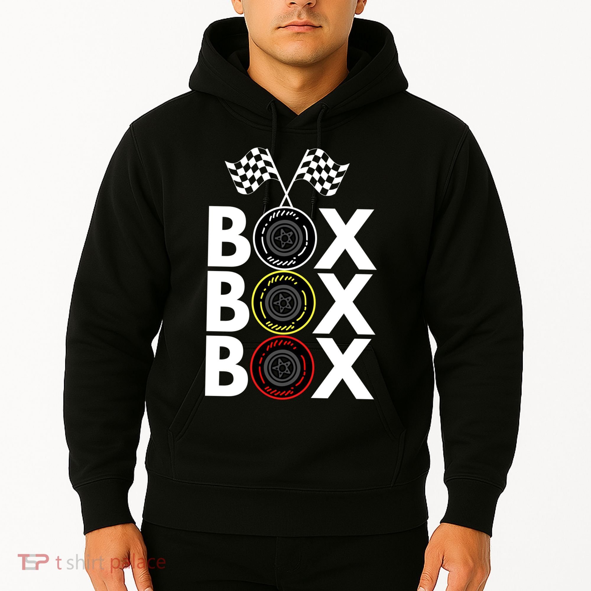 Formula Racing Car Box Box Box Radio Call To PitBox Car Race Formula Racing Hoodie