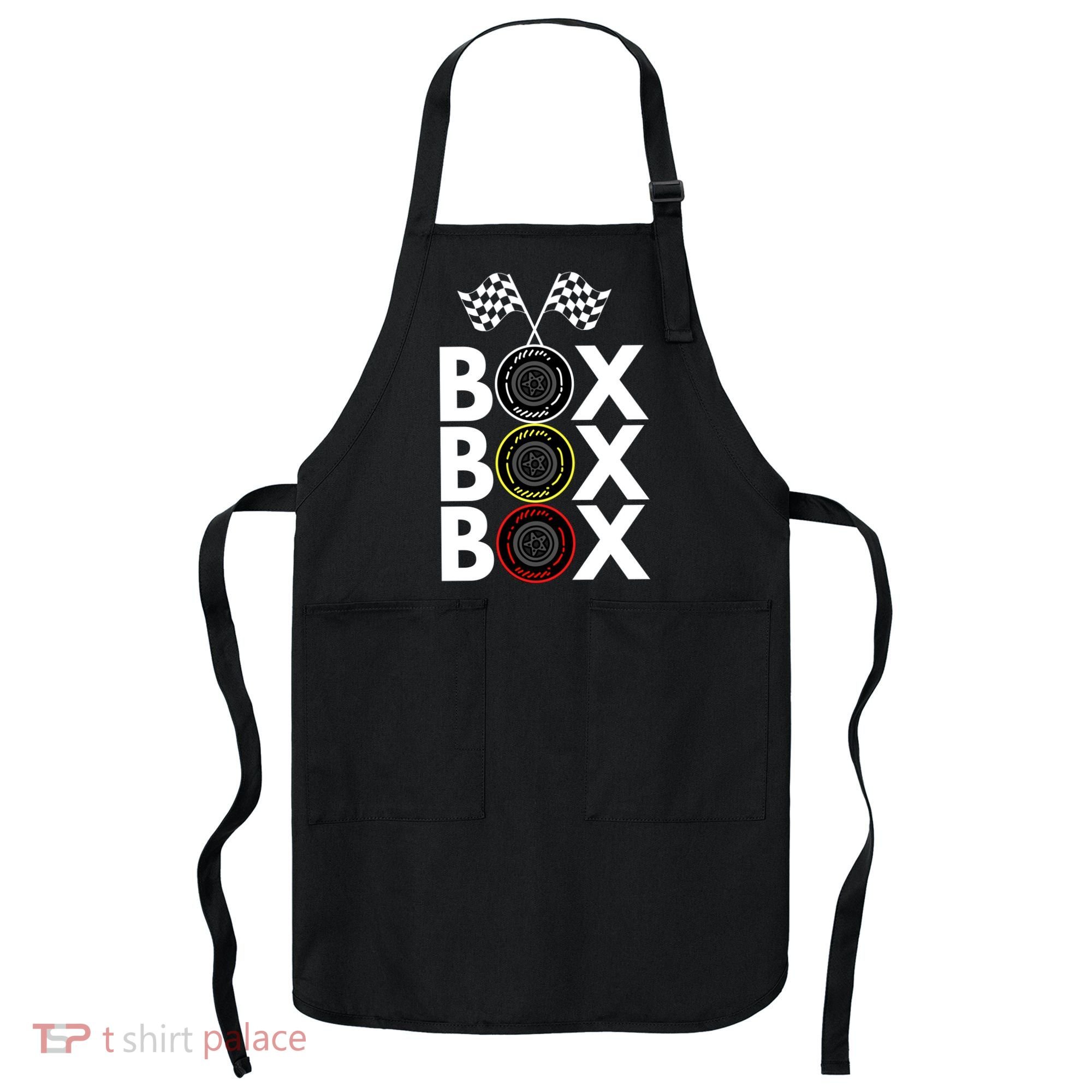 Formula Racing Car Box Box Box Radio Call To PitBox Car Race Formula Racing Apron