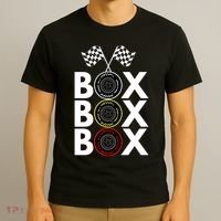 Formula Racing Car Box Box Box Radio Call To PitBox Car Race Formula Racing T-Shirt thumb 3