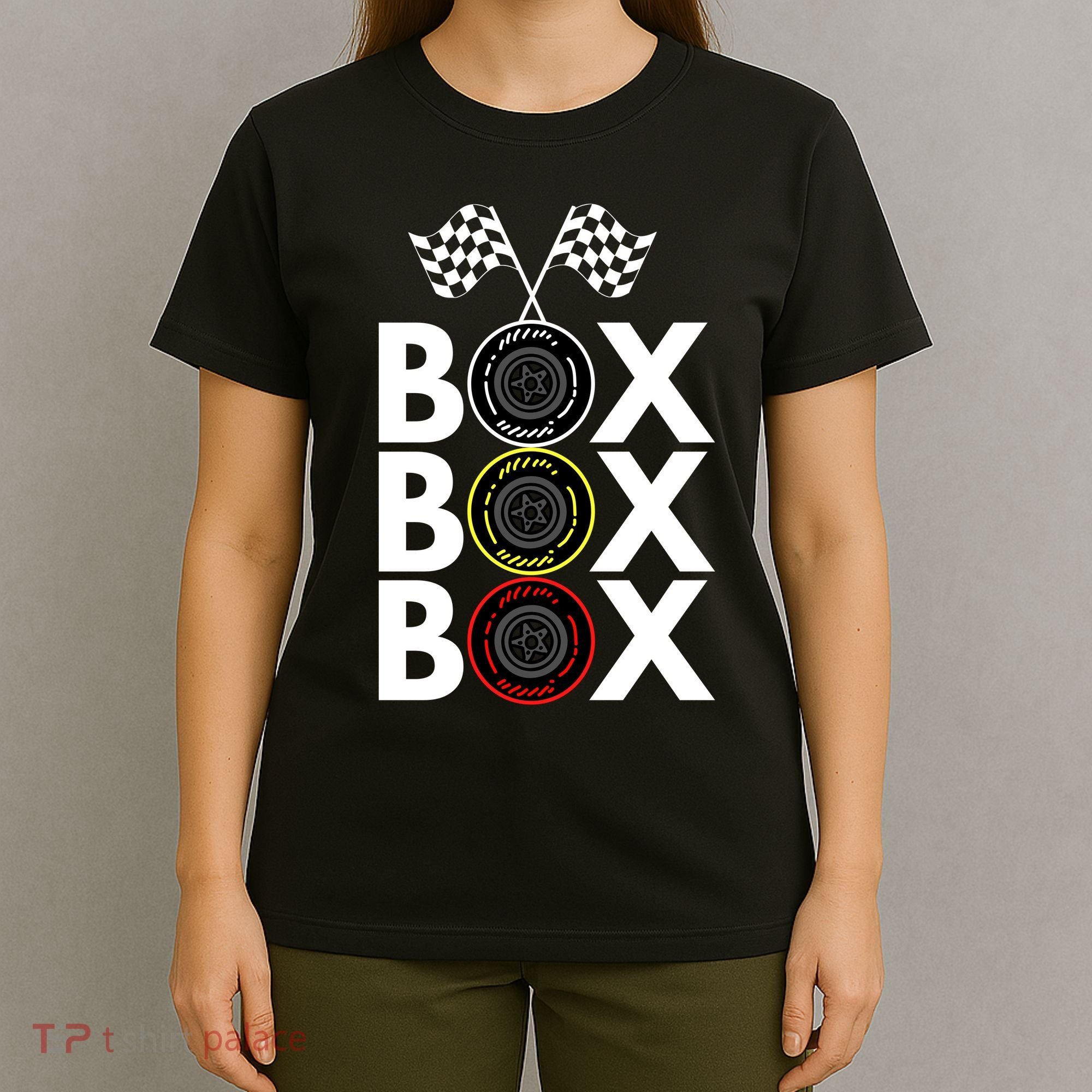 Formula Racing Car Box Box Box Radio Call To PitBox Car Race Formula Racing T-Shirt