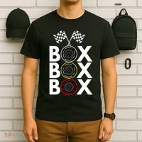Formula Racing Car Box Box Box Radio Call To PitBox Car Race Formula Racing T-Shirt thumb 6