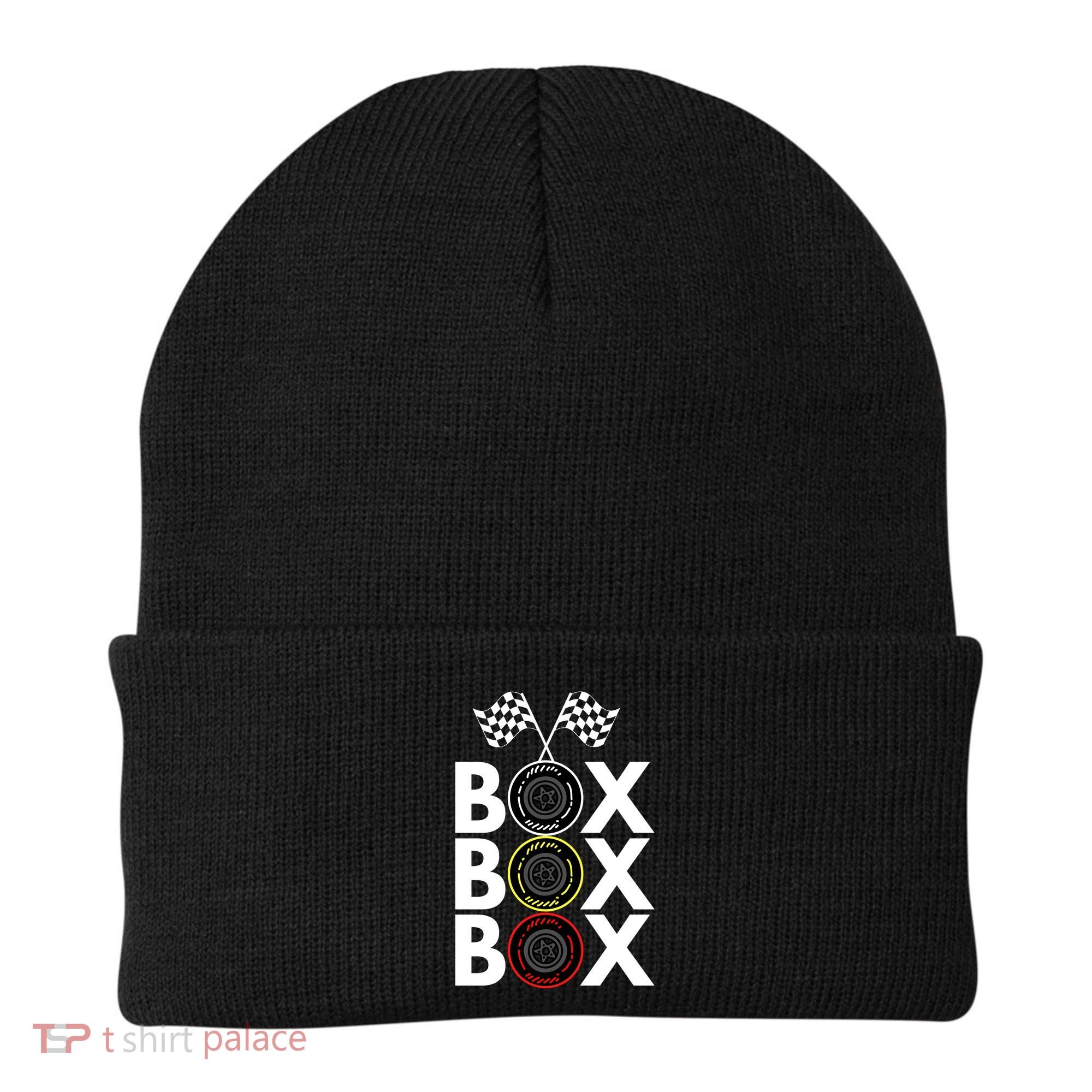 Formula Racing Car Box Box Box Radio Call To PitBox Car Race Formula Racing Beanie