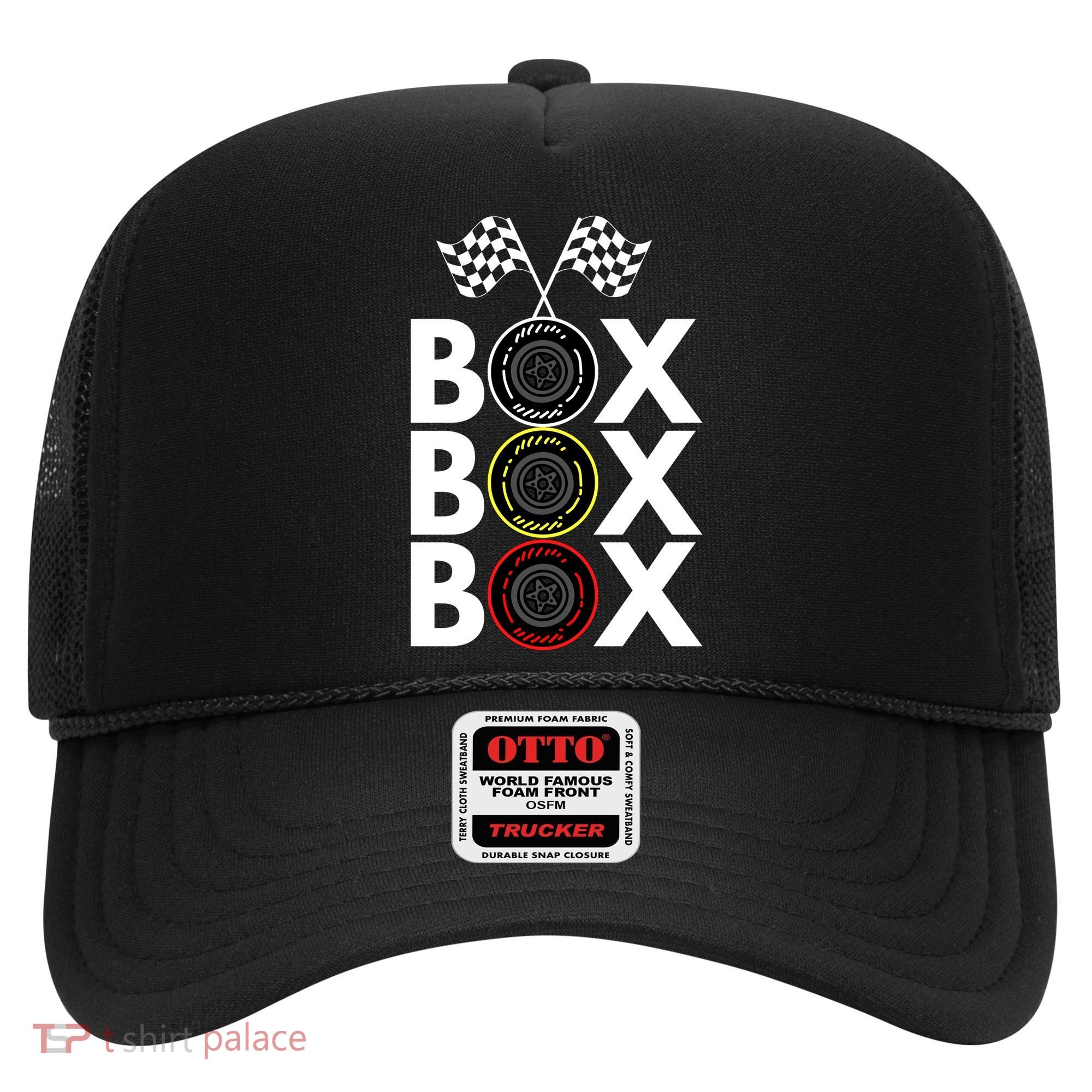 Formula Racing Car Box Box Box Radio Call To PitBox Car Race Formula Racing Hat