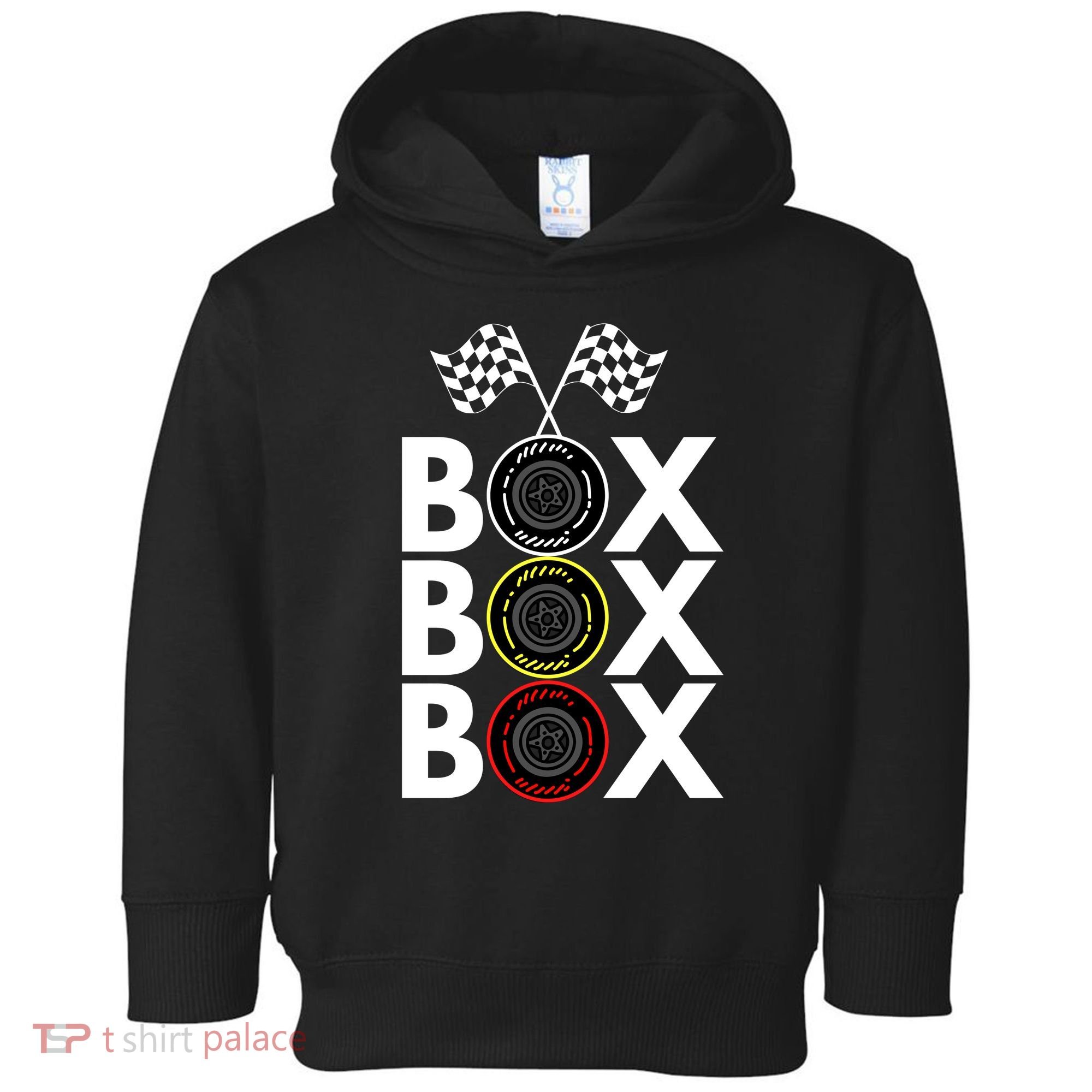 Formula Racing Car Box Box Box Radio Call To PitBox Car Race Formula Racing Toddler Hoodie