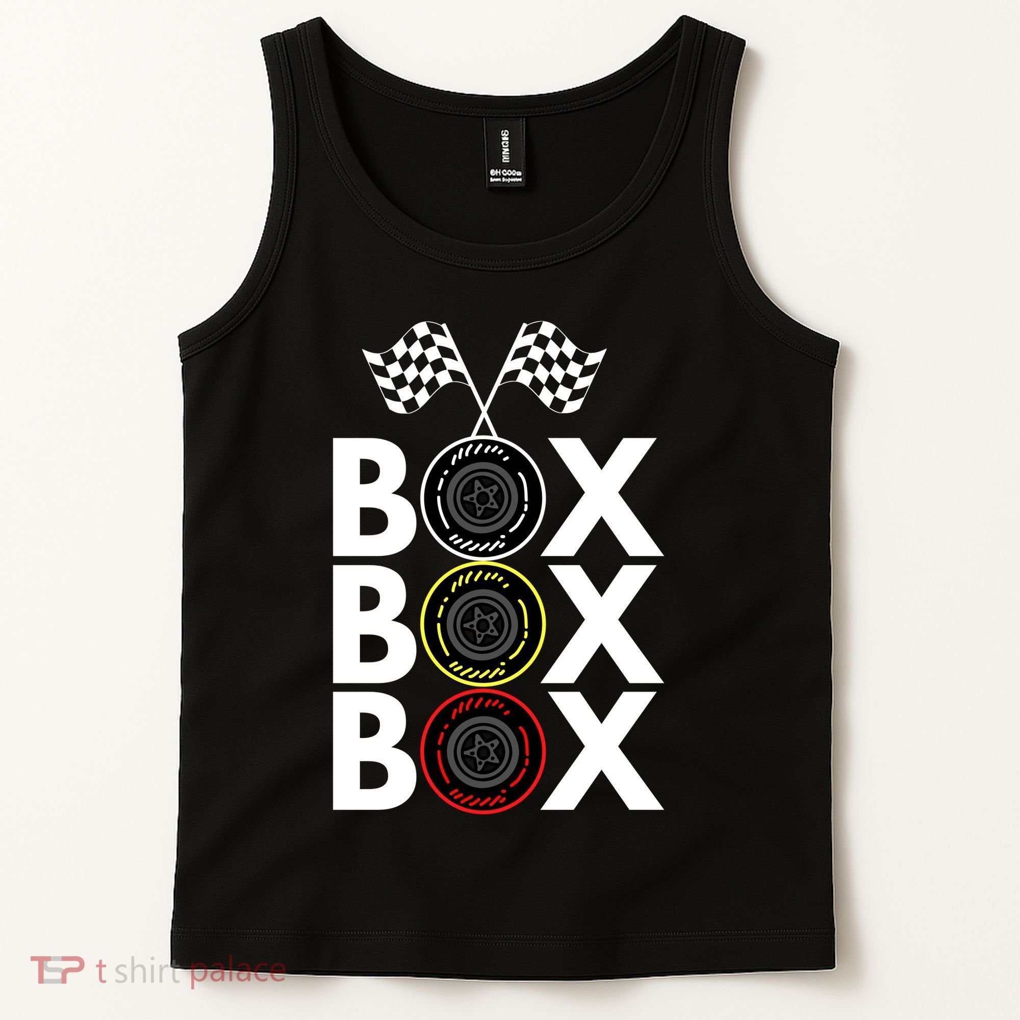 Formula Racing Car Box Box Box Radio Call To PitBox Car Race Formula Racing Tank Top