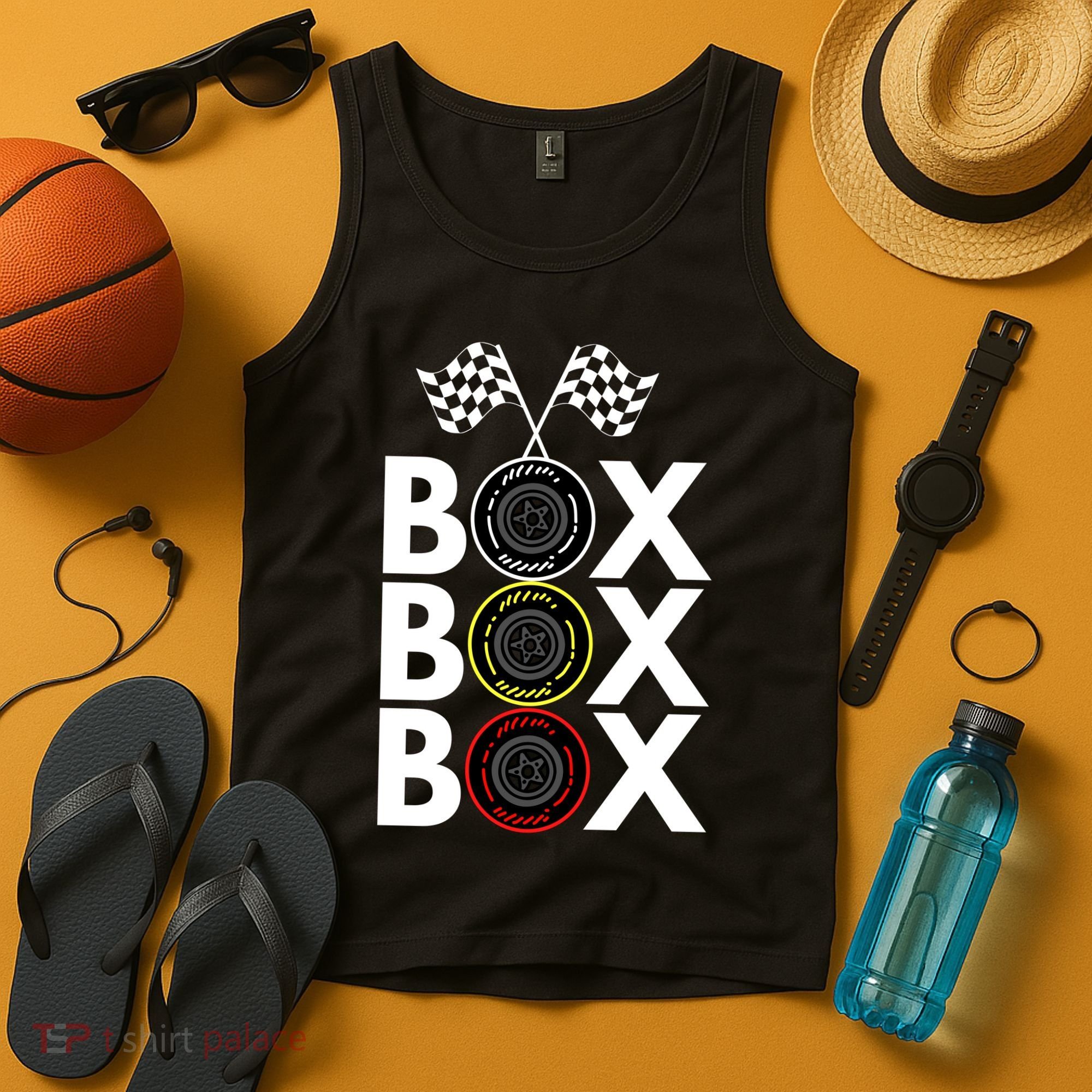 Formula Racing Car Box Box Box Radio Call To PitBox Car Race Formula Racing Tank Top