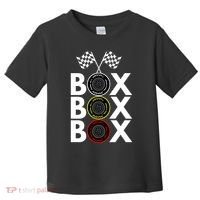 Formula Racing Car Box Box Box Radio Call To PitBox Car Race Formula Racing Toddler T-Shirt thumb 0