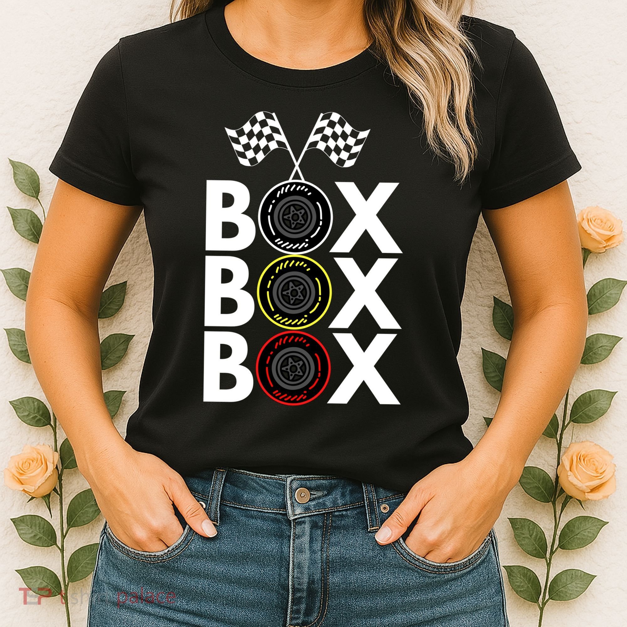 Formula Racing Car Box Box Box Radio Call To PitBox Car Race Formula Racing Women's T-Shirt