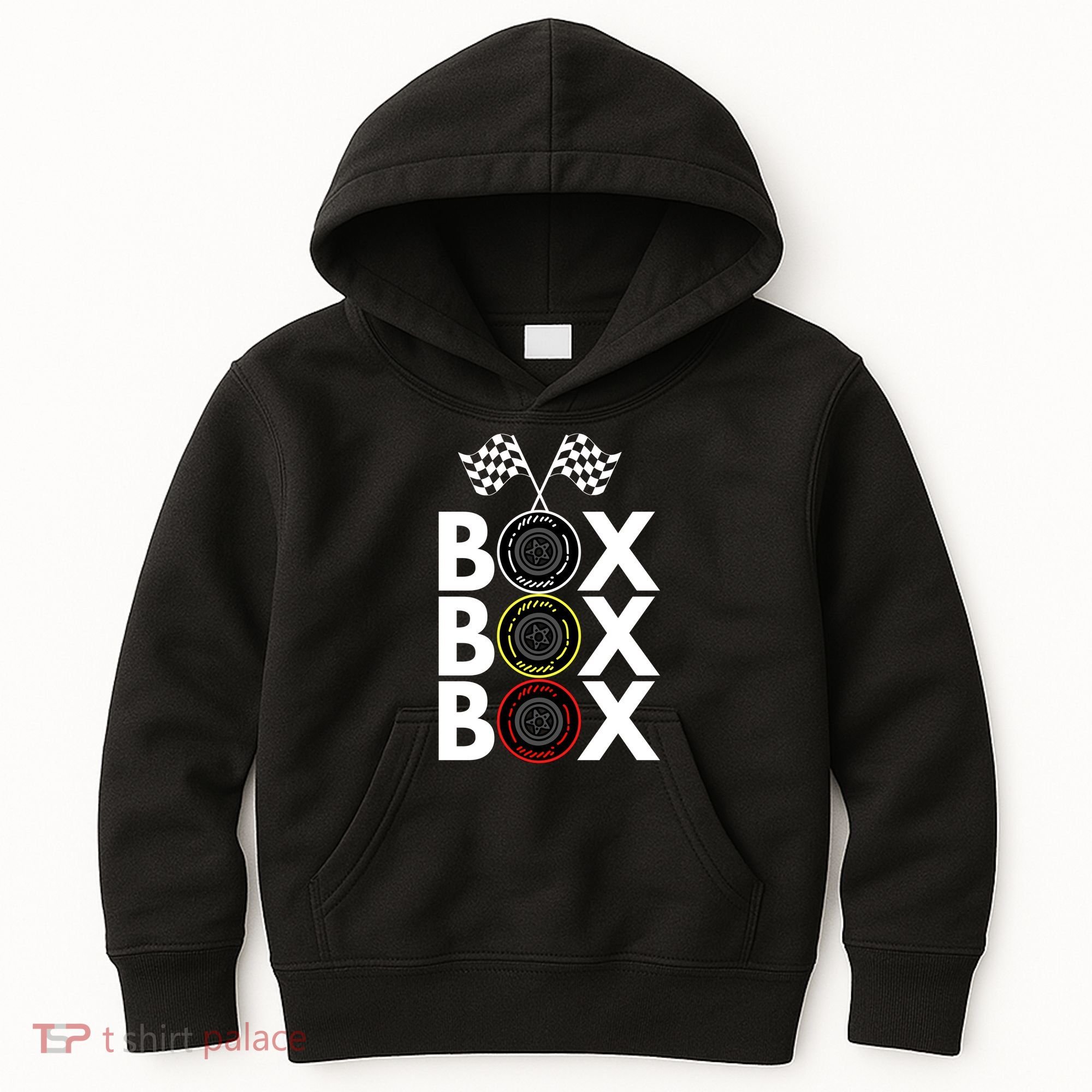 Formula Racing Car Box Box Box Radio Call To PitBox Car Race Formula Racing Kids Hoodie