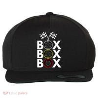 Formula Racing Car Box Box Box Radio Call To PitBox Car Race Formula Racing Wool Snapback Cap thumb 0