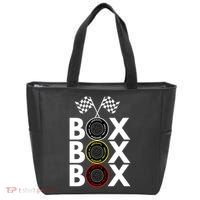 Formula Racing Car Box Box Box Radio Call To PitBox Car Race Formula Racing Tote Bag thumb 0