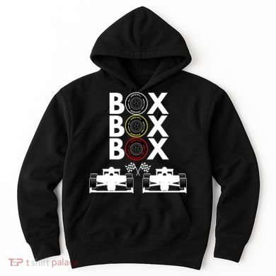 Formula Racing Car Box Box Box Formula Racing Radio Call To PitBox Car Race Hoodie