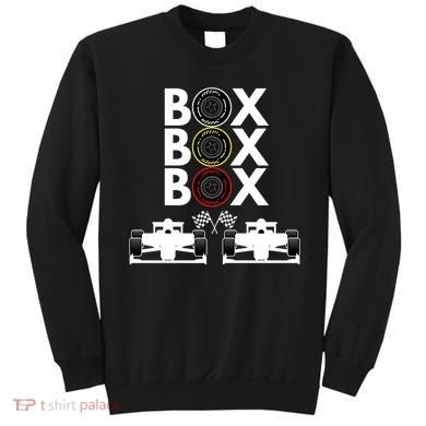 Formula Racing Car Box Box Box Formula Racing Radio Call To PitBox Car Race Sweatshirt