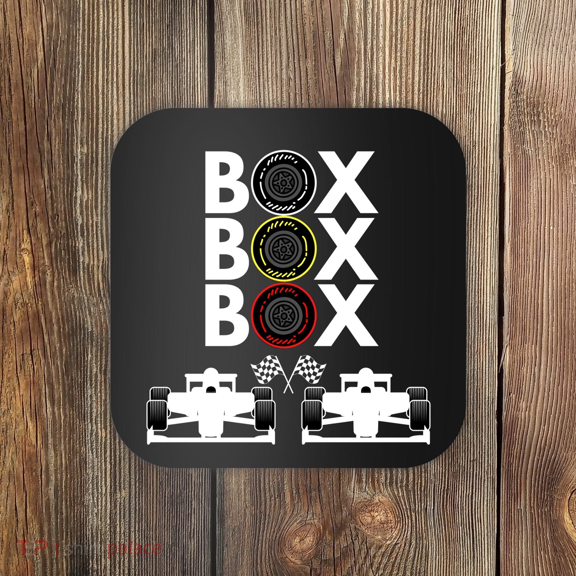 Formula Racing Car Box Box Box Formula Racing Radio Call To PitBox Car Race Coaster
