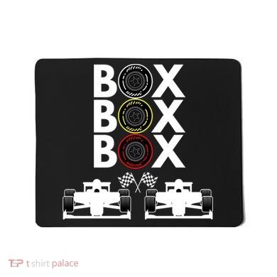 Formula Racing Car Box Box Box Formula Racing Radio Call To PitBox Car Race Mousepad