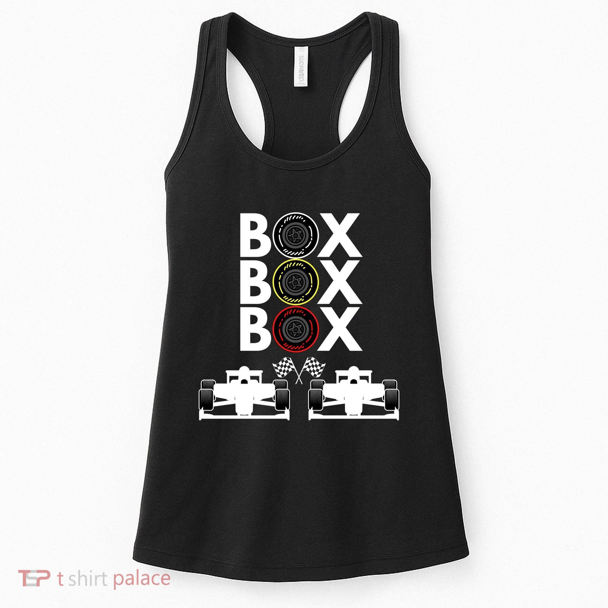 Formula Racing Car Box Box Box Formula Racing Radio Call To PitBox Car Race Women's Tank Top