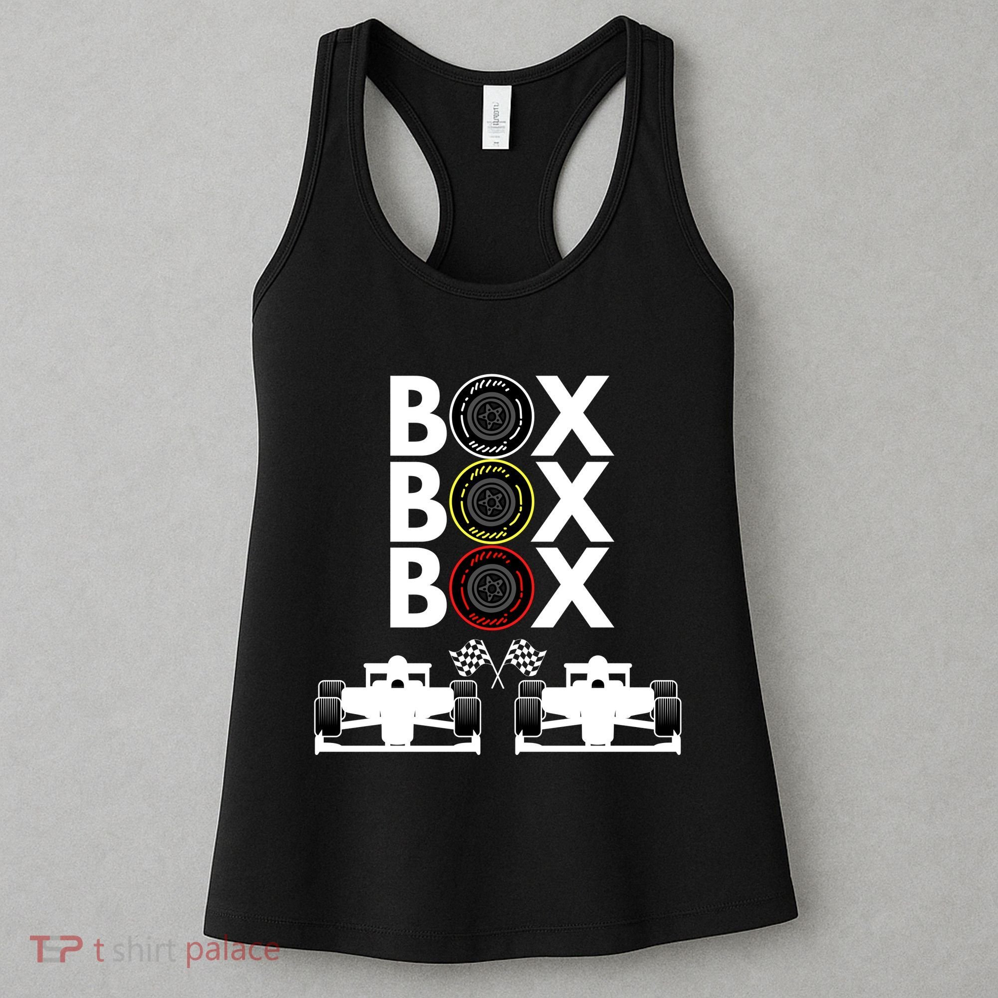Formula Racing Car Box Box Box Formula Racing Radio Call To PitBox Car Race Women's Tank Top