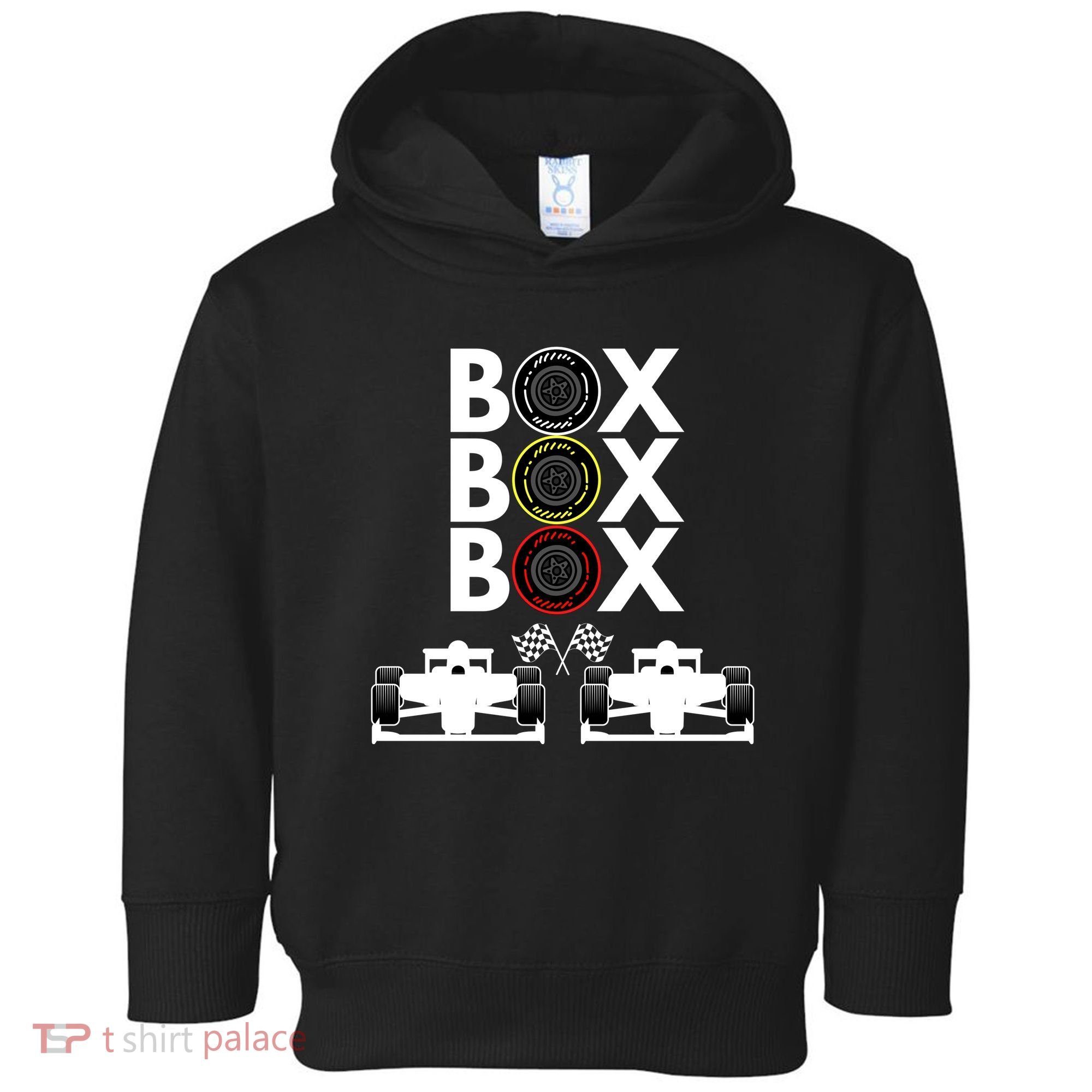 Formula Racing Car Box Box Box Formula Racing Radio Call To PitBox Car Race Toddler Hoodie