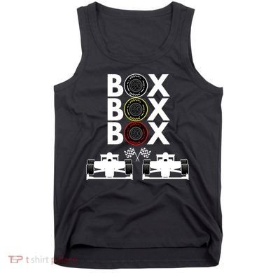 Formula Racing Car Box Box Box Formula Racing Radio Call To PitBox Car Race Tank Top