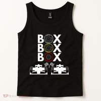 Formula Racing Car Box Box Box Formula Racing Radio Call To PitBox Car Race Tank Top thumb 2