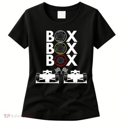 Formula Racing Car Box Box Box Formula Racing Radio Call To PitBox Car Race Women's T-Shirt